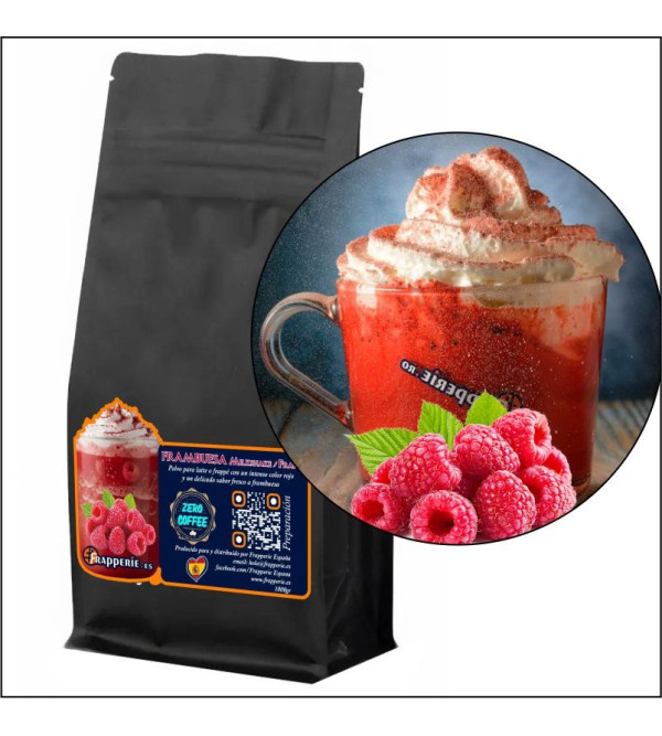 Polvo Frambuesa Milkshake / Frappé 1kg