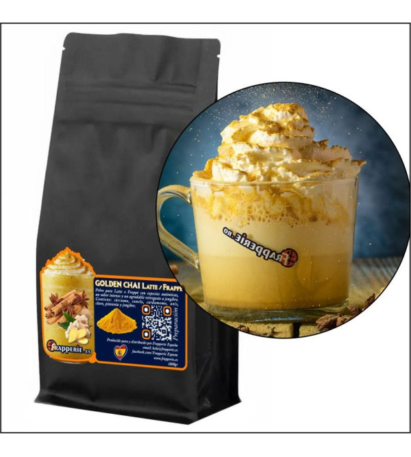 Polvo Golden Chai Latte / Frappé 1 kg