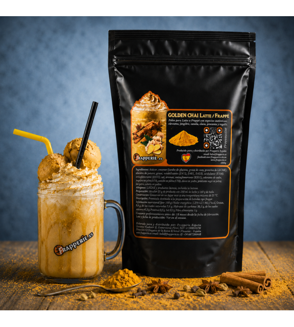 Polvo Golden Chai Latte / Frappé 1 kg